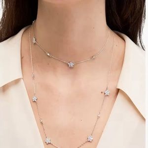 Kate Spade Gardenia Flower Scatter Necklace